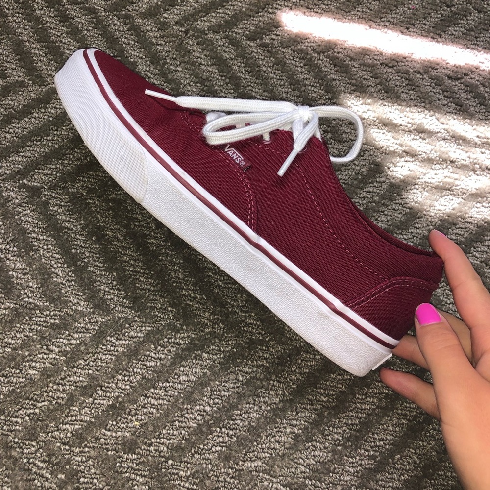 maroon vans